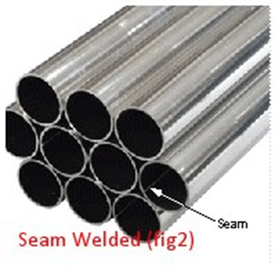 Seam welded aluminium tube