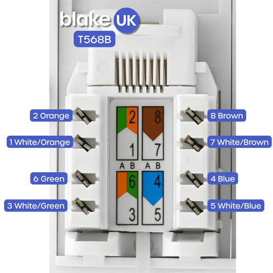 T568B RJ45 wiring diagram