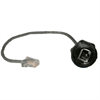 RJ45 IP67 socket with 30cm Ethernet lead