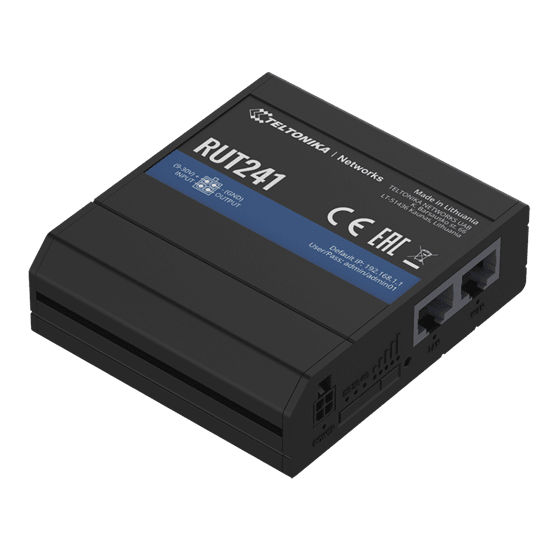 Teltonika RUT241 4G/LTE CAT4 Router