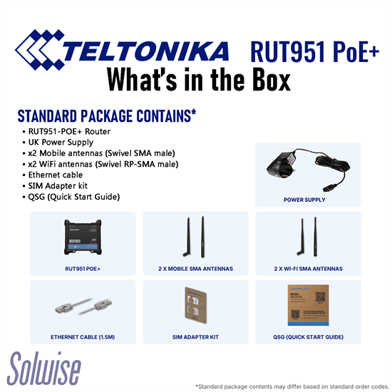 PoE+ 4G Router with eSIM & Dual SIM
