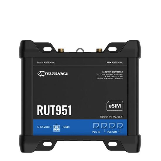 PoE+ 4G Router with eSIM & Dual SIM