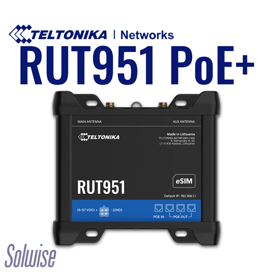 PoE+ 4G Router with eSIM & Dual SIM