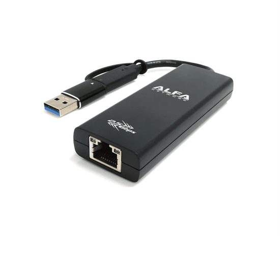 ALFA 2.5GbE USB Type-C & Type-A adapter