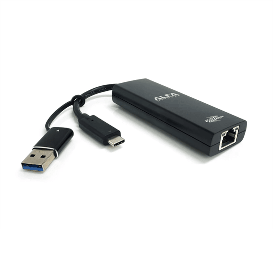 ALFA 2.5GbE USB Type-C & Type-A adapter