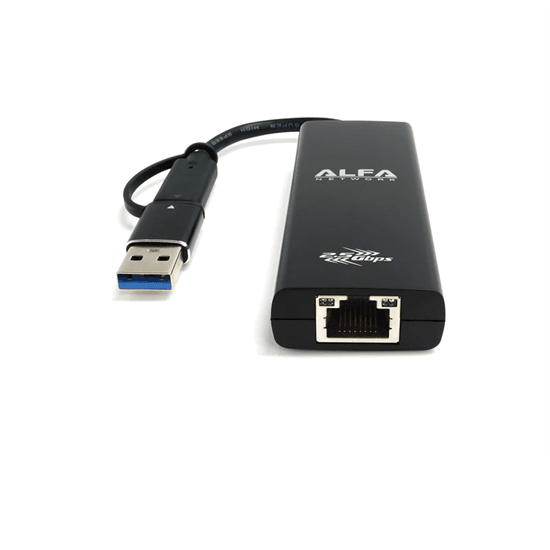 ALFA 2.5GbE USB Type-C & Type-A adapter