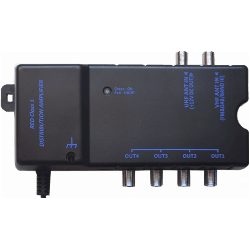 4-Way Compact TV/FM/DAB Distribution Amplifier 4-Way