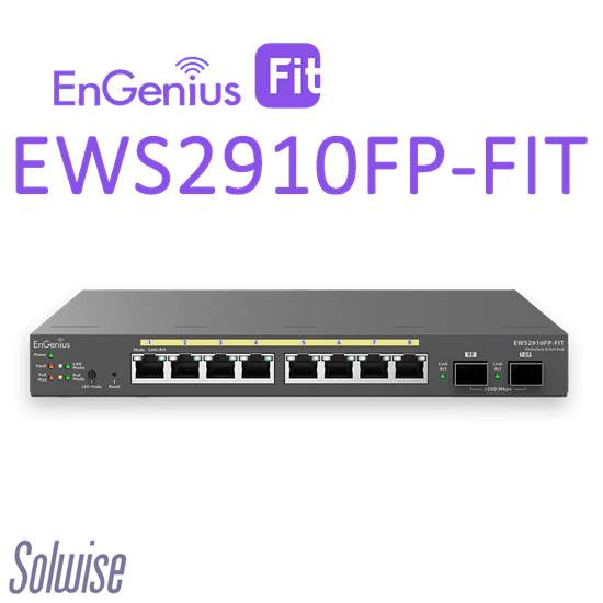 EnGenius FIT 8 port Gigabit PoE+ Switch
