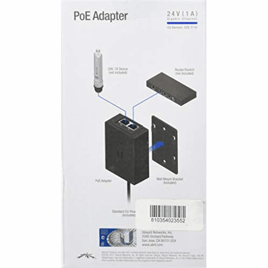 Solwise 24V 1A Gig PoE injector