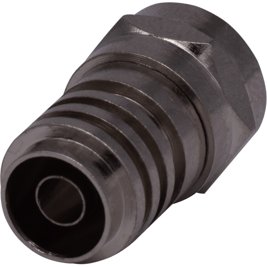 F-Type Male Crimp-On Connector For Twinsat WF63 [Box of 100]