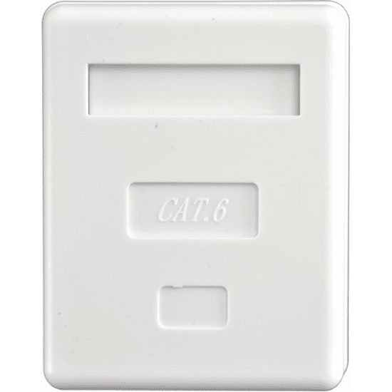 Single Port UTP CAT6 Surface Mount Box. RJ45 to Krone Gigabit