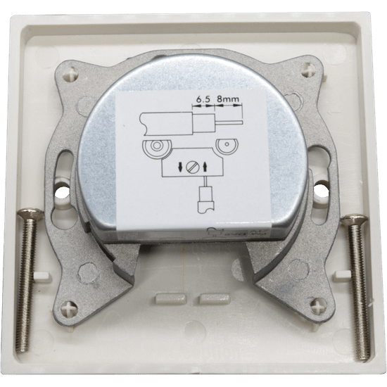 Diplexed Outlet Plate TV / FM