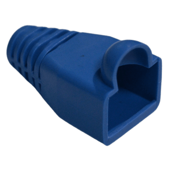 Quick Fit Blue RJ45 CAT5e/6 Boot [Bag of 10]