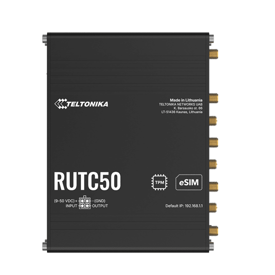 Teltonika 5G CAT20 & WiFi 6 eSIM Router