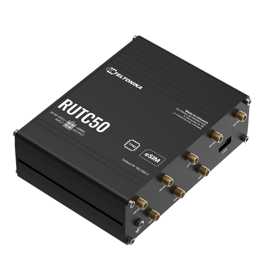 Teltonika 5G CAT20 & WiFi 6 eSIM Router