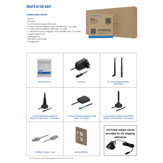 Teltonika Dual CAT6 LTE/4G/WiFi Router