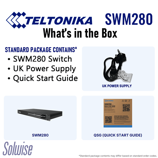Teltonika Managed 24/12 Port/PoE+ Switch