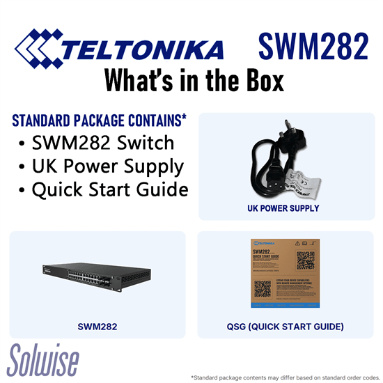 Teltonika Managed 24PoE+ Gig port Switch