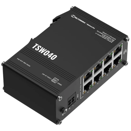 Teltonika 8 port PoE switch - NO PSU