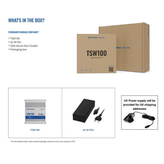 Teltonika Industrial PoE+ Switch