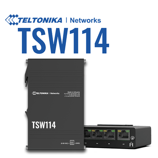 Teltonika Gigabit  DIN Rail switch