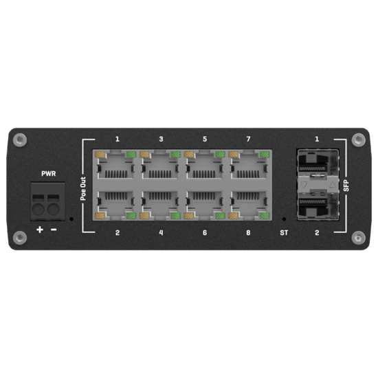 Managed Switch (8 PoE+ & 2 SFP) - No PSU