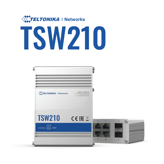 Teltonika 8 port gig switch