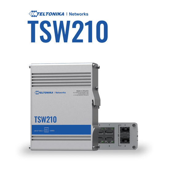 Teltonika 8 port gig switch