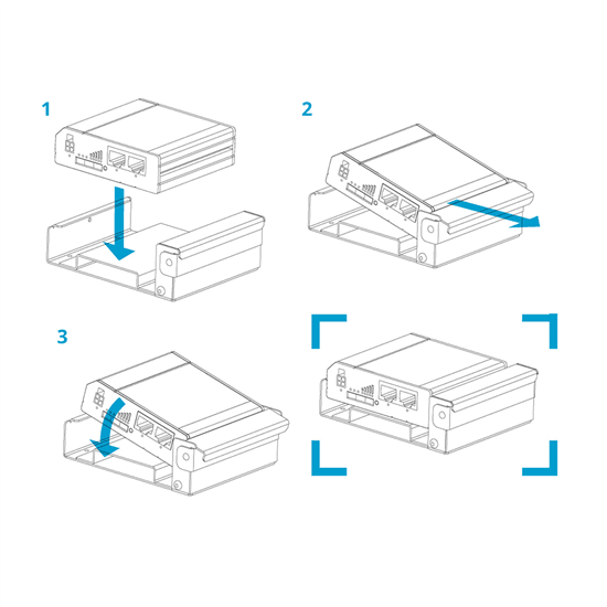 QuSpot Omni Enclosure for RUT200/241/260