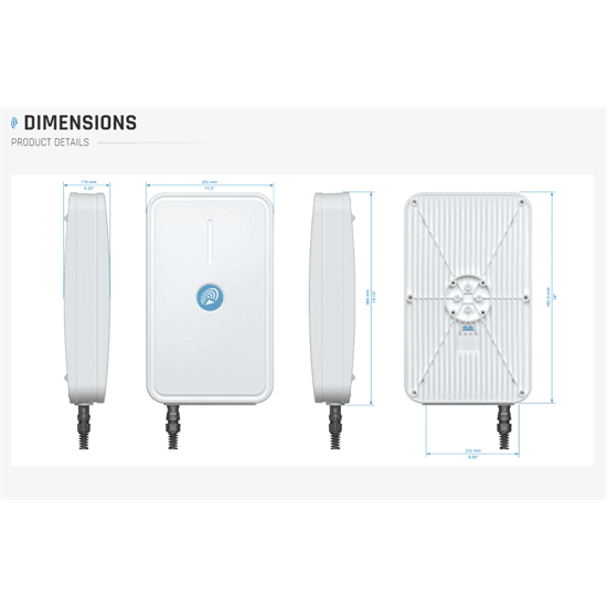 QuMax Antenna Enclosure for TRB500